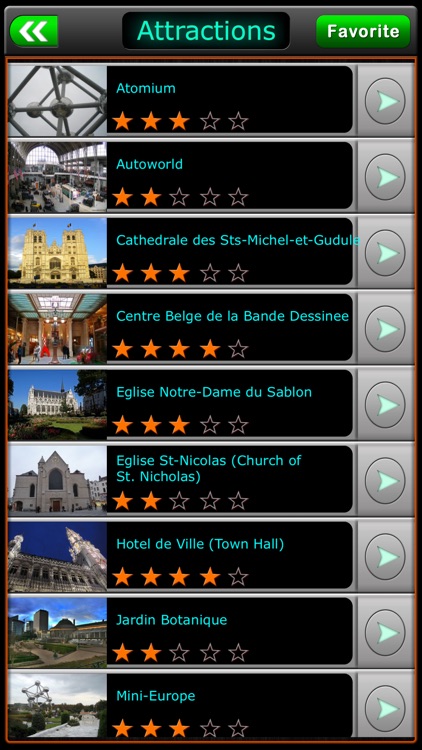Brussels Offline Map Guide