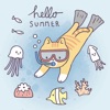 Summer & Vacation Cute Sticker
