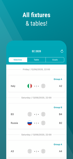 Euro Football Scores App 2020(圖3)-速報App