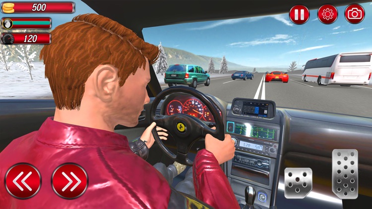 Traffic Highway Car Racer screenshot-3