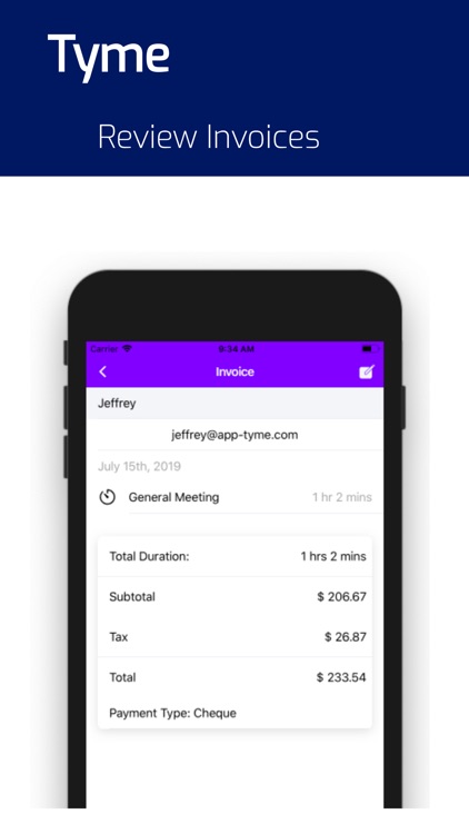 Tyme - Invoice & Time App