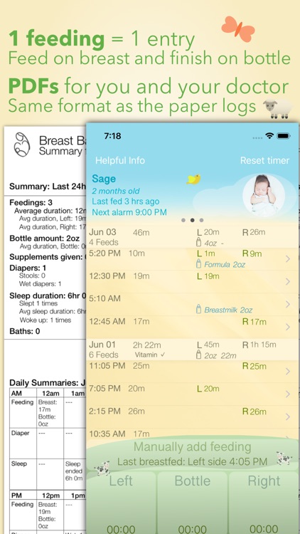 Breast Baby: Newborn Tracker screenshot-3