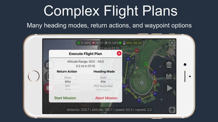 Flight Plan for DJI Drones