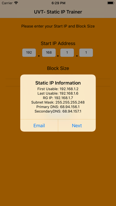 UVT- Static IP Trainer screenshot 2