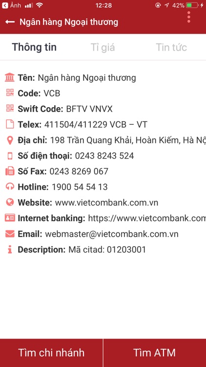 Ngân Hàng Việt Nam screenshot-3