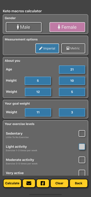 Keto Macro Calculator(圖2)-速報App