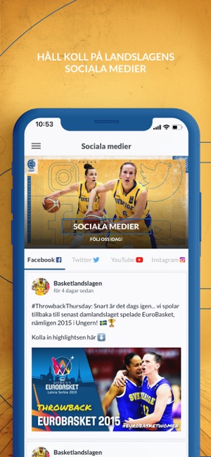 Gameday - Basketlandslaget(圖5)-速報App