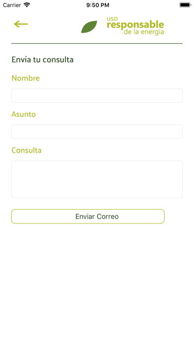 Uso Responsable de la Energía screenshot 3