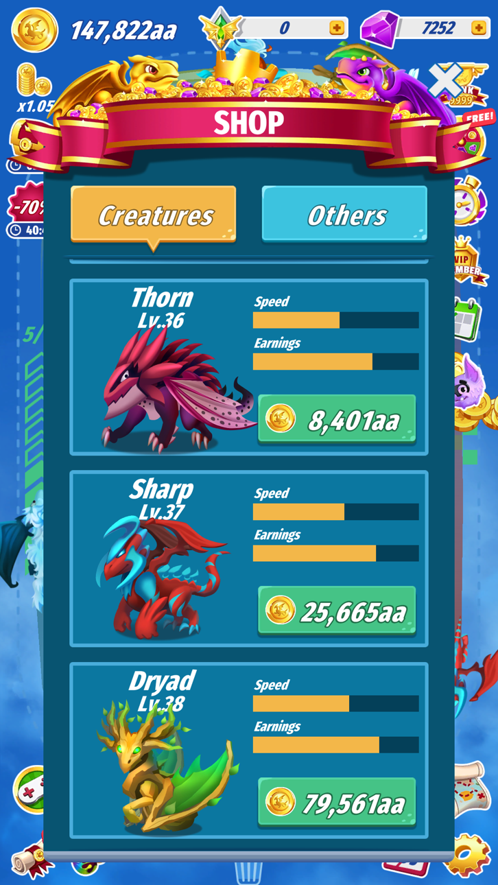 Dragons: Miracle Collection Hack screenshot 2 - iOS game interface
