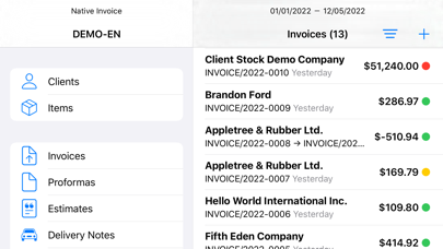 Native Invoice screenshot 2