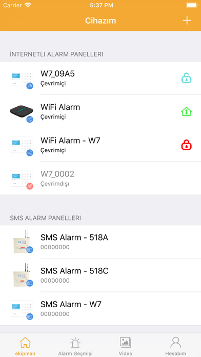 Opax GSM GPRS ALARM System screenshot 2