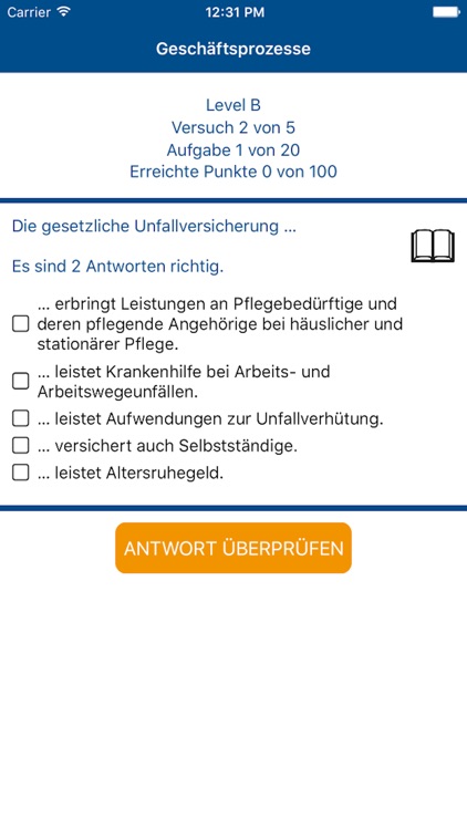 Übungsapp – Industriekaufleute screenshot-3