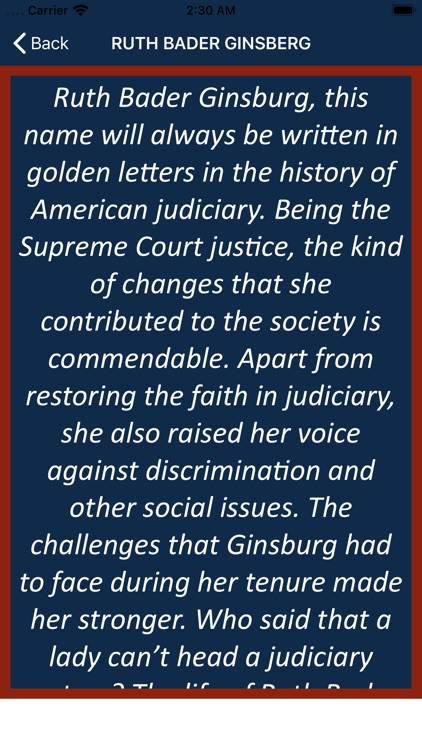 Ruth Bader Ginsburg Wisdom screenshot-3