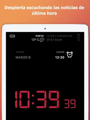 Captura de Pantalla 1 Alarma Radio Reloj Despertador iphone