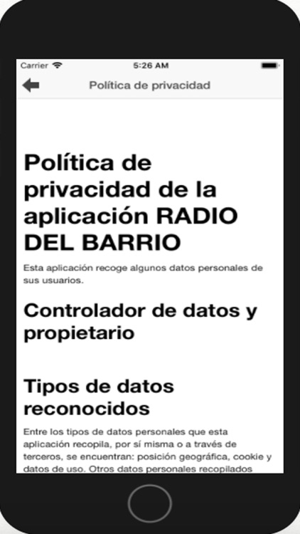 RADIO DEL BARRIO screenshot-3