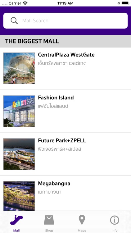 MallBee - Thailand Mall Maps