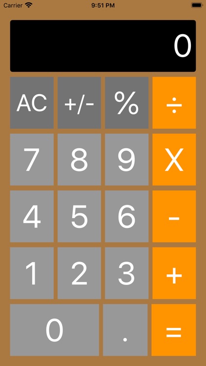 Basic Big Button Calculator