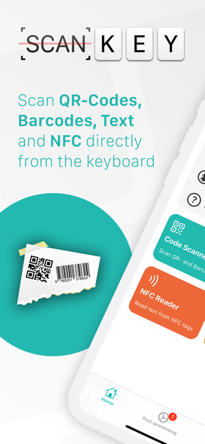 ScanKey - QR OCR NFC Keyboard