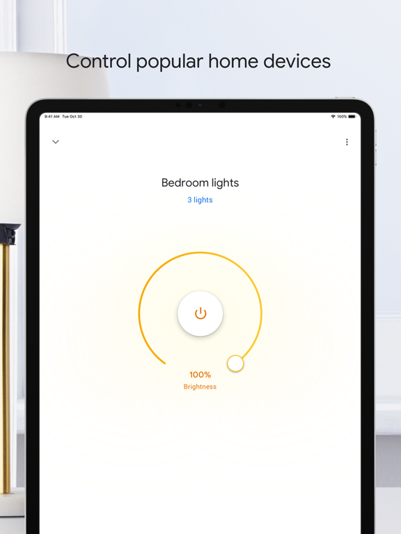 iPad Image of Google Home
