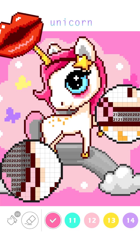 unicorn art color by number app for iphone free download unicorn art