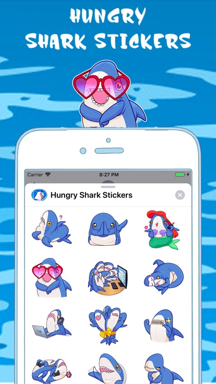 Hungry Shark Stickers
