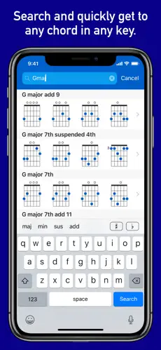 Screenshot 5 Acordes GtrLib iphone