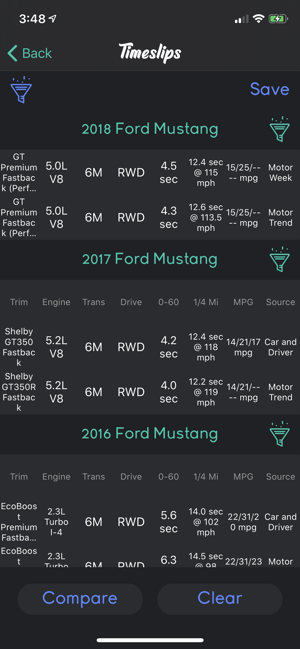 Timeslips Vehicle Data & Specs(圖4)-速報App