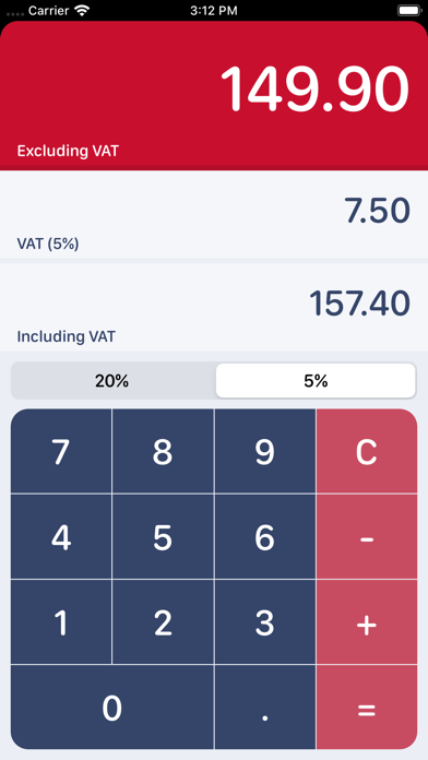 UK VAT Calculator screenshot 2