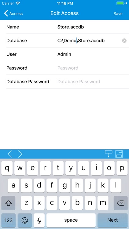 AccessProg2 - Access Client