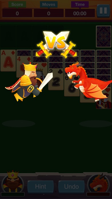 Solitaire: King vs Dragon screenshot 3