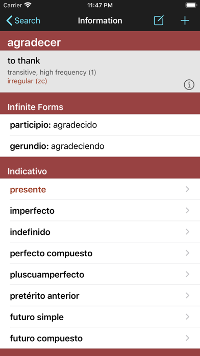 How to cancel & delete Spanish Verbs & Conjugation from iphone & ipad 2