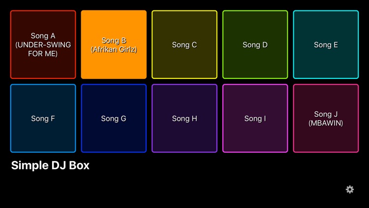 Simple DJ Box - Music Player -