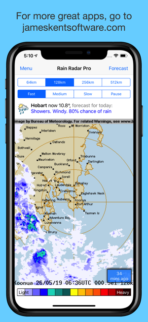 Rain Radar Lite - Aus Weather(圖4)-速報App