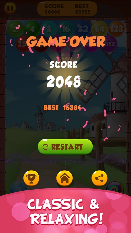 2048 Balls: Merge Magic Bubble screenshot-3