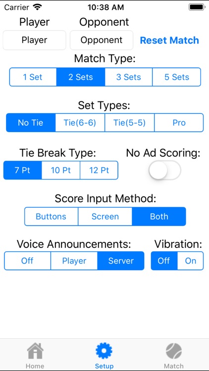 Tennis Score Addict