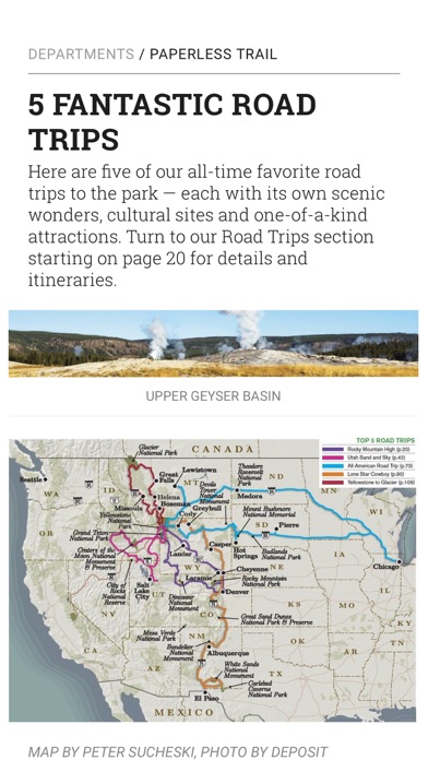 National Park Journal screenshot 2