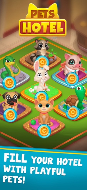 Tap Pets Hotel - Idle Сlicker