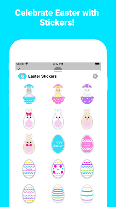 Happy Easter for iMessage screenshot 2