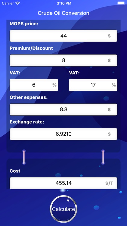 Crude Oil Conversion screenshot-3