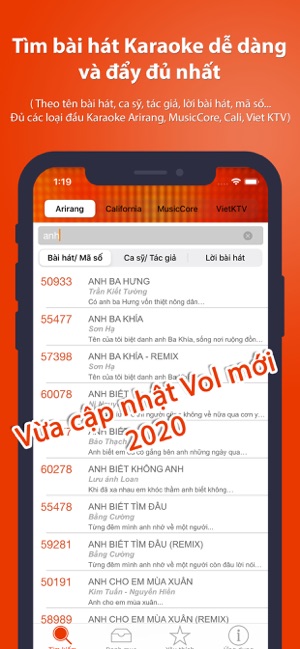Karaoke 2020 - Karaoke Vietnam