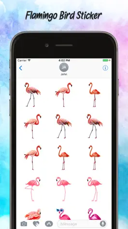 Game screenshot Watercolor Flamingo Stickers mod apk