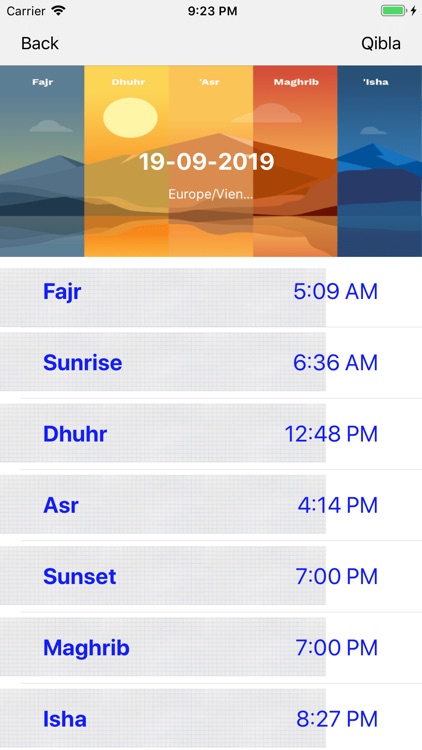 Paper prayer times screenshot-3