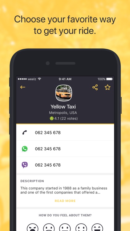 Weelz - Taxi Phonebook