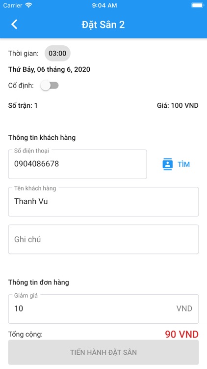 Sanbong.mobi - Trợ lý chủ sân