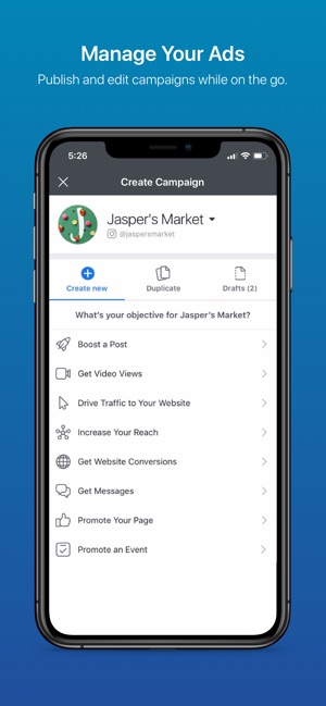 Facebook Ads Manager On The App Store