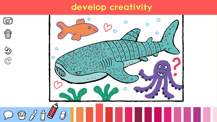 Coloring book kids & toddlers screenshot-3