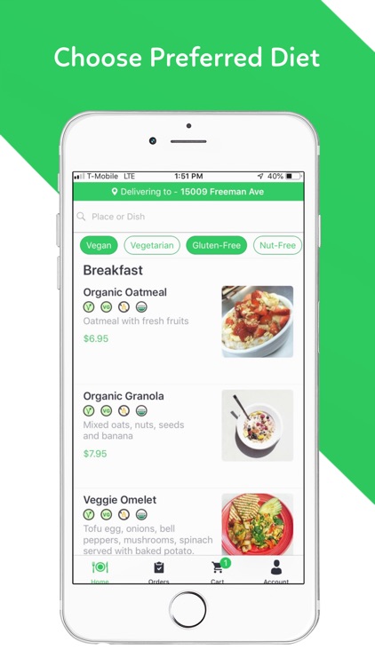 InstaVeggie - Food Delivery