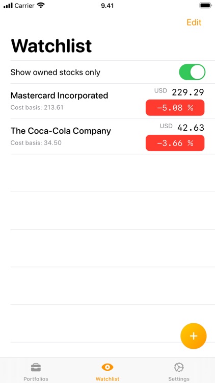 Stokki: Stock Portfolio
