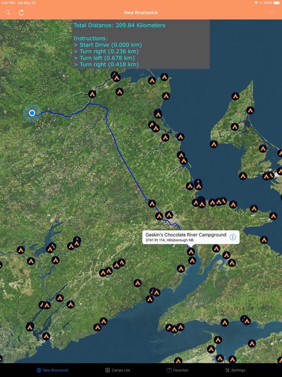 Screenshot #5 pour New Brunswick – Camps RV Parks