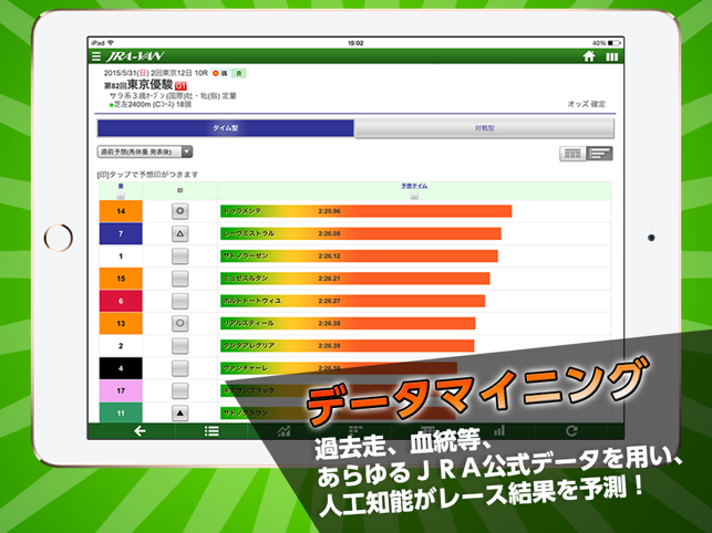 Jra Van 競馬 競馬予想 即パット投票 On The App Store